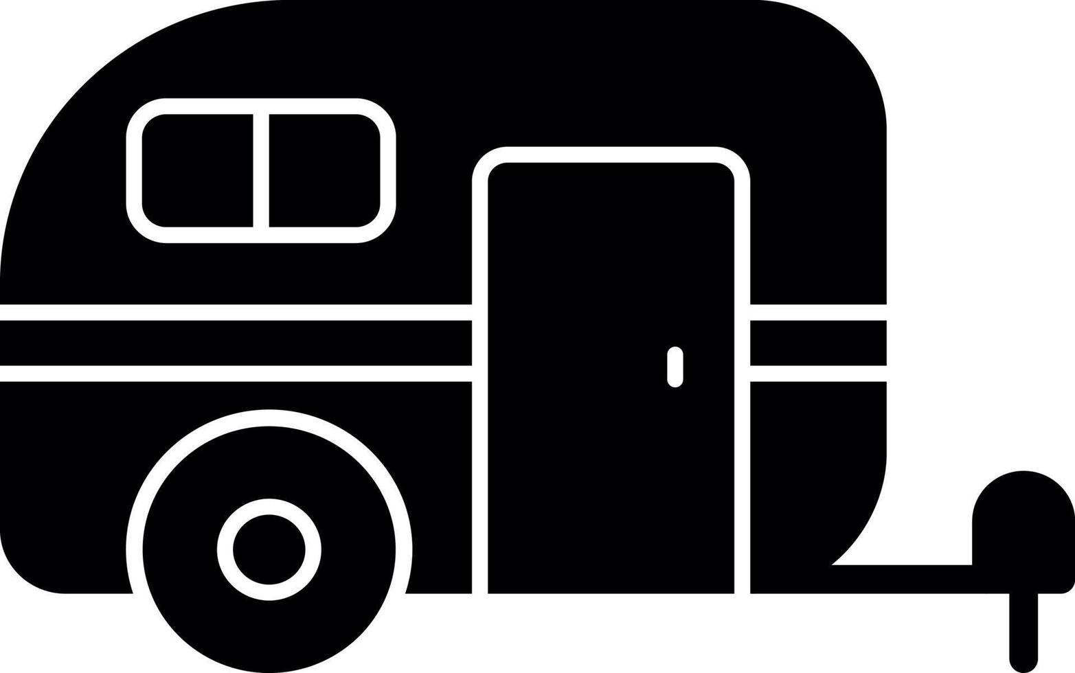 diseño de icono de vector de caravana