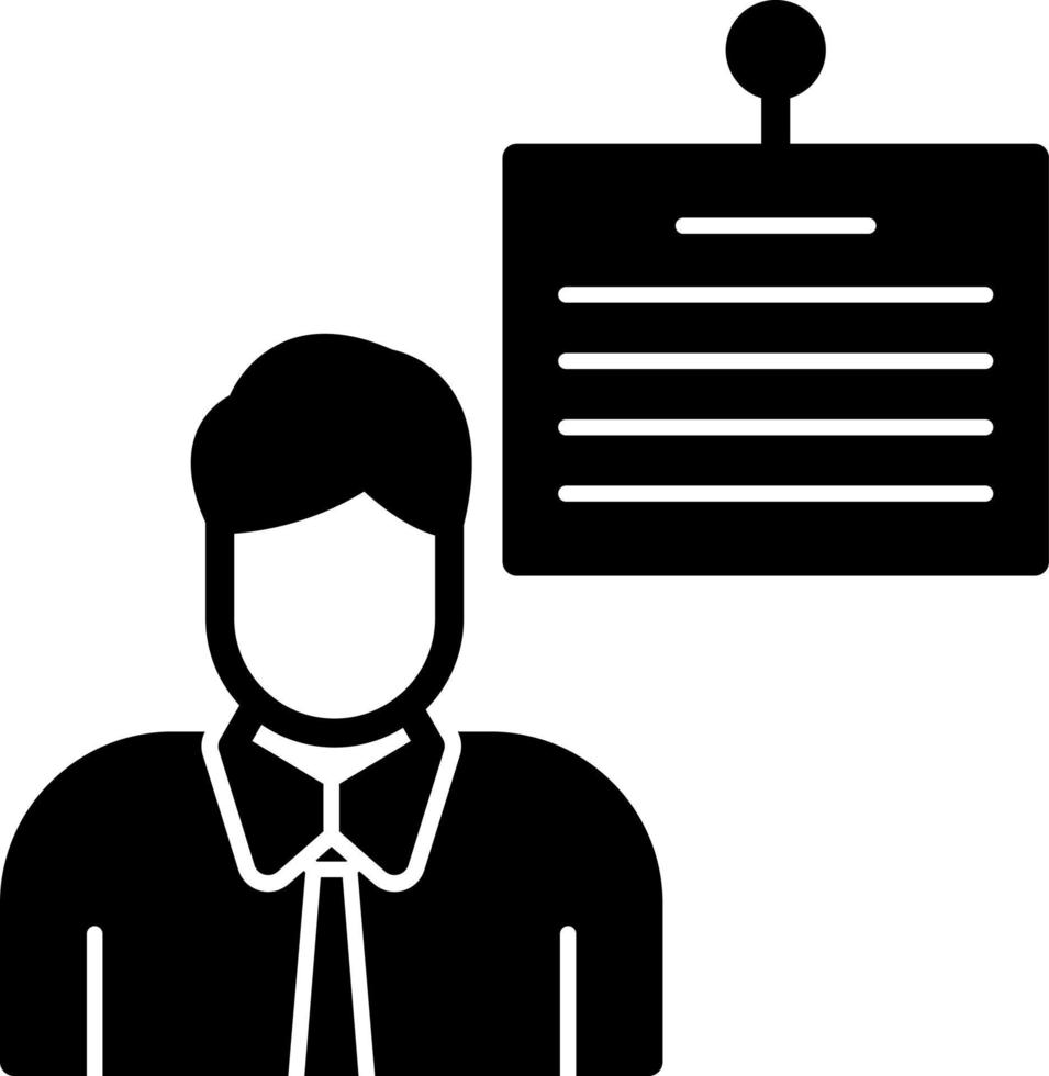 Teacher Vector Icon Design