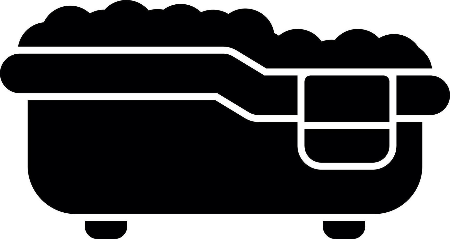 Bathtub Vector Icon Design