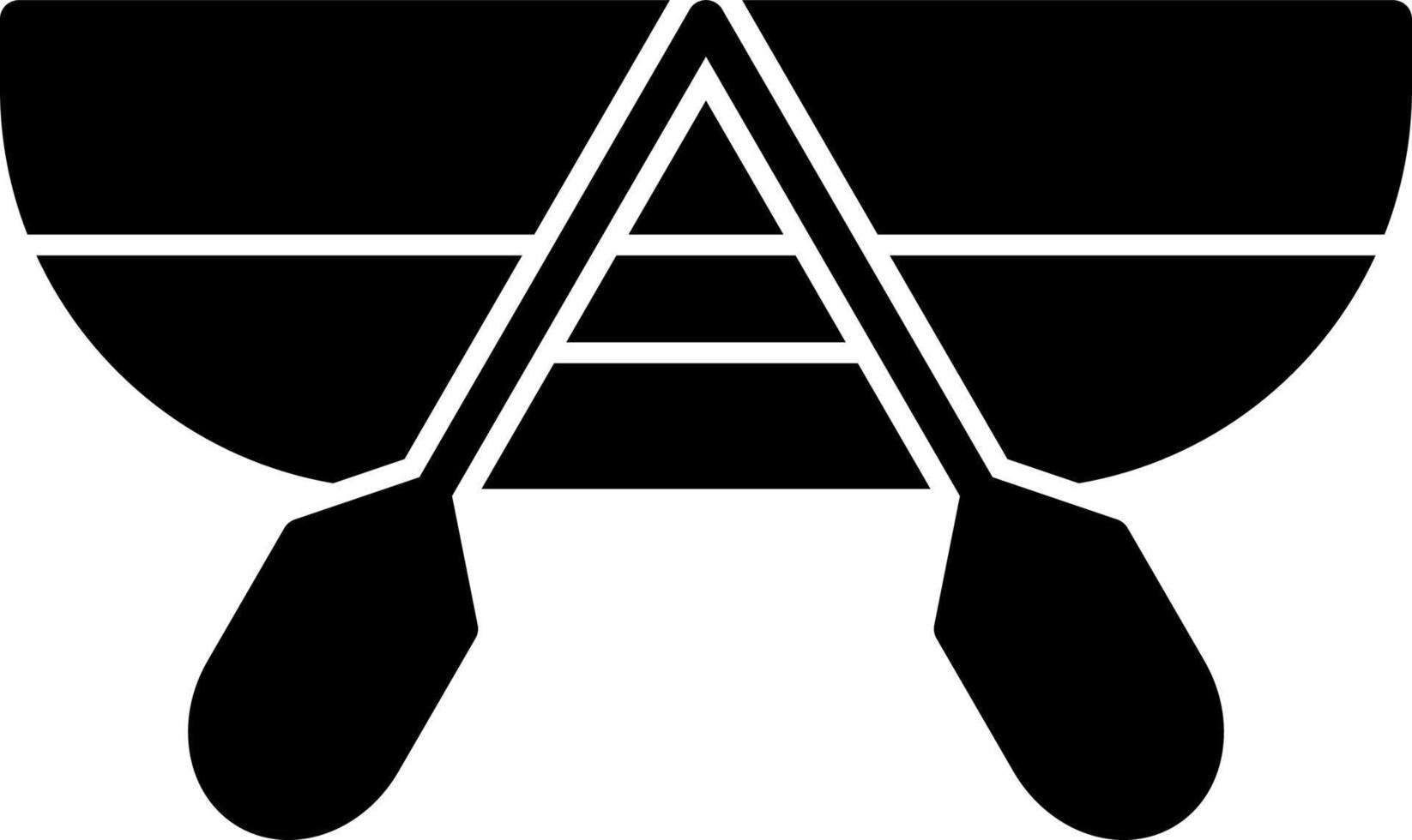 Canoeing Vector Icon Design