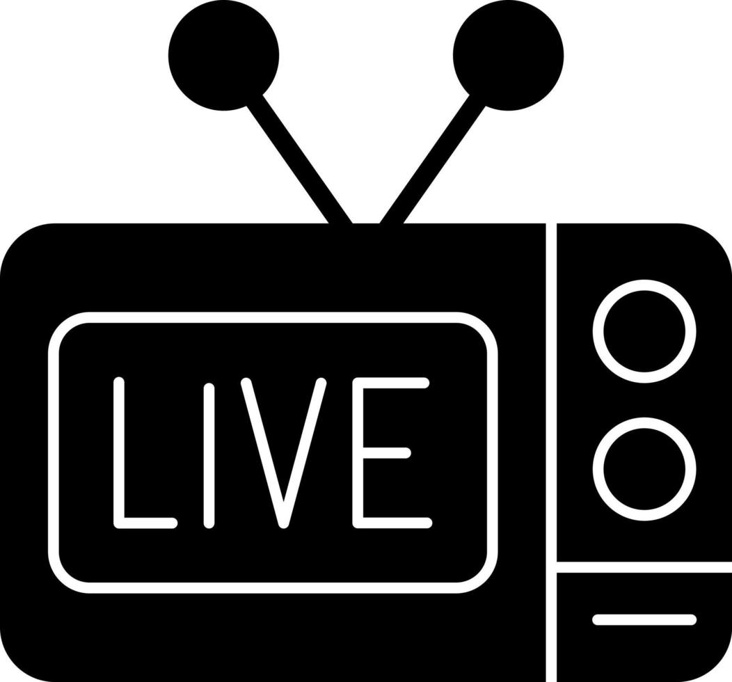 Live Music Vector Icon Design