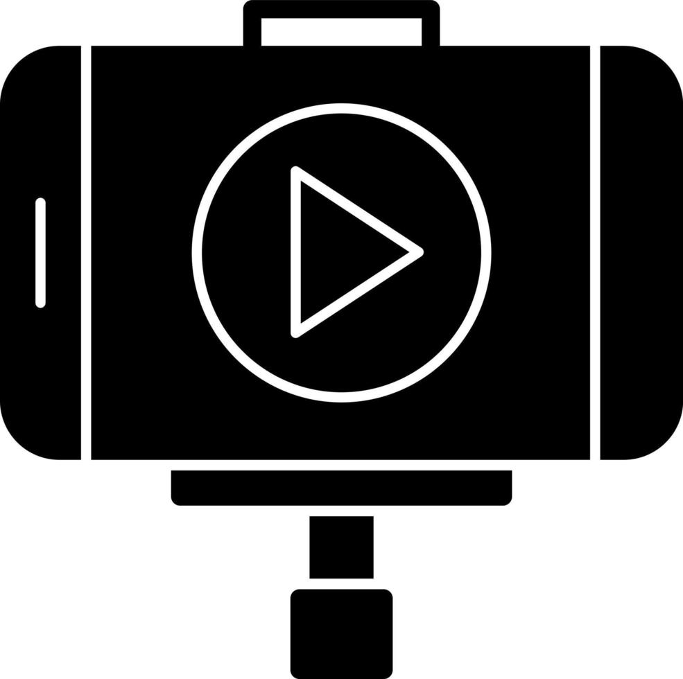 diseño de icono de vector de videoblog