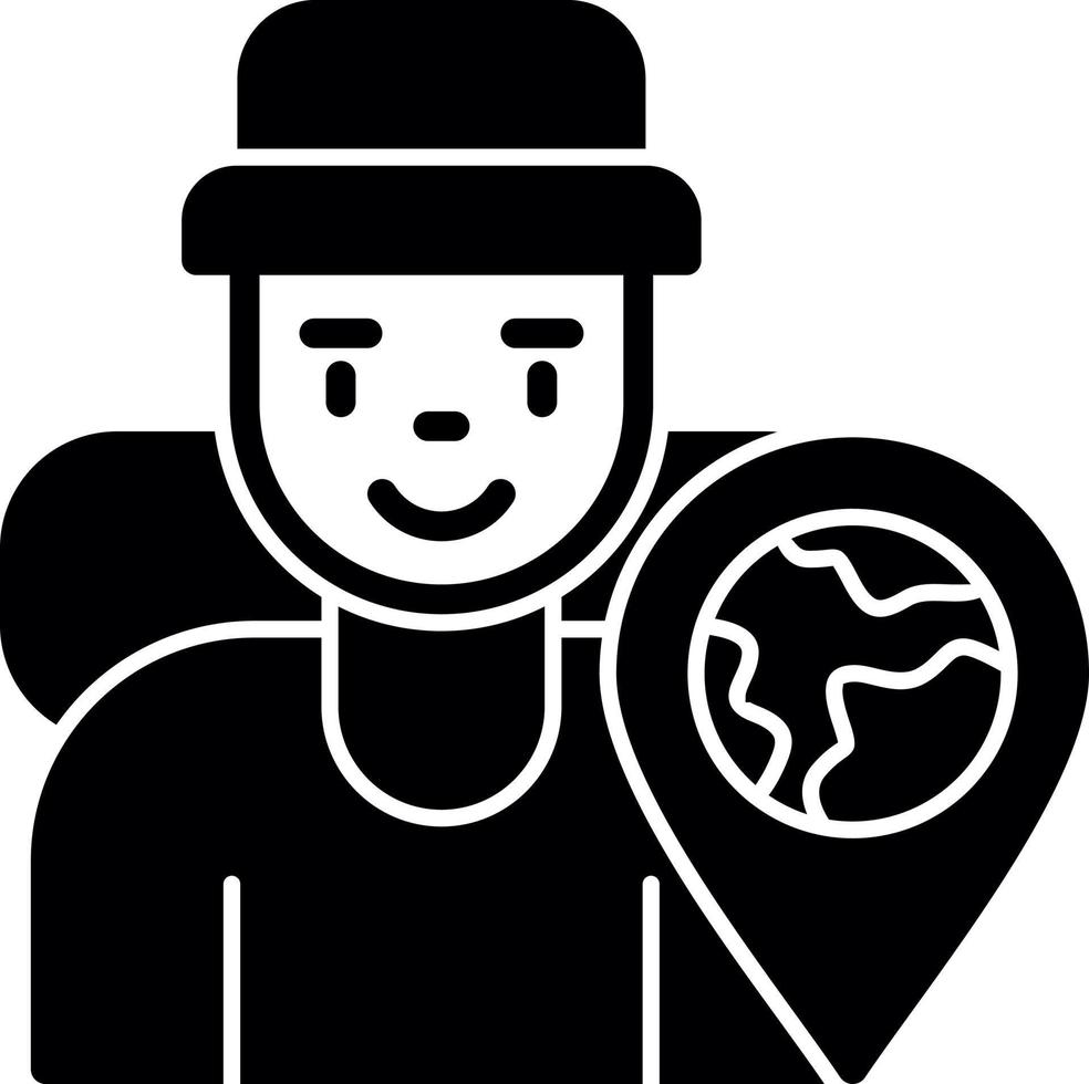 Traveler Vector Icon Design
