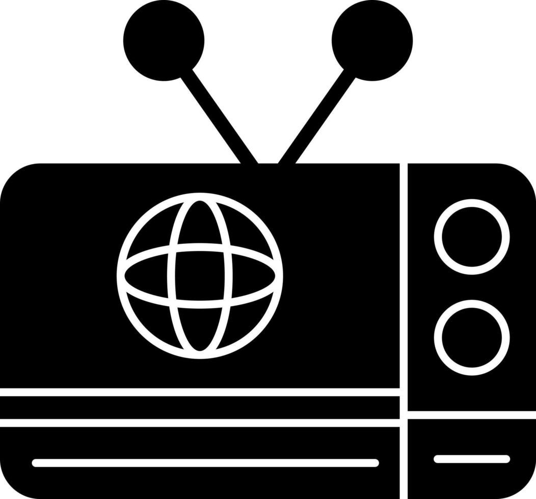 diseño de icono de vector de chanel de noticias