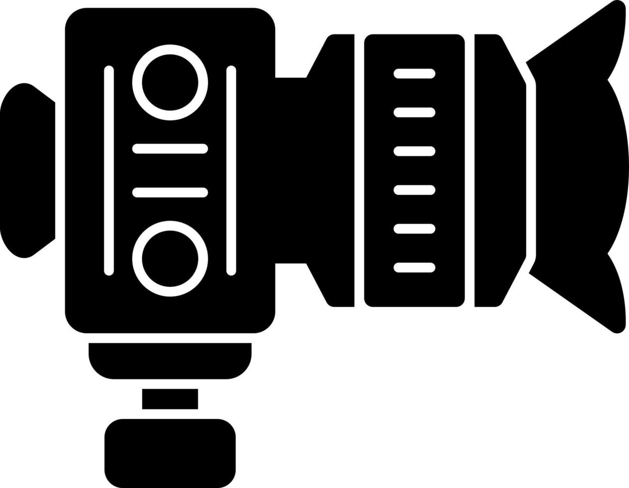 Dslr Camera Vector Icon Design