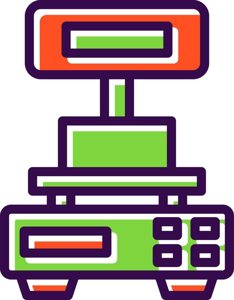 Weight Scale Vector Icon Design