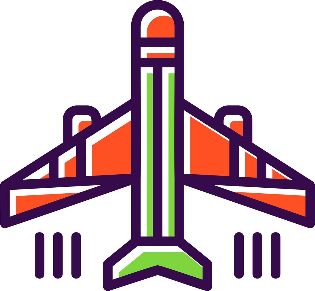 Airplane Vector Icon Design