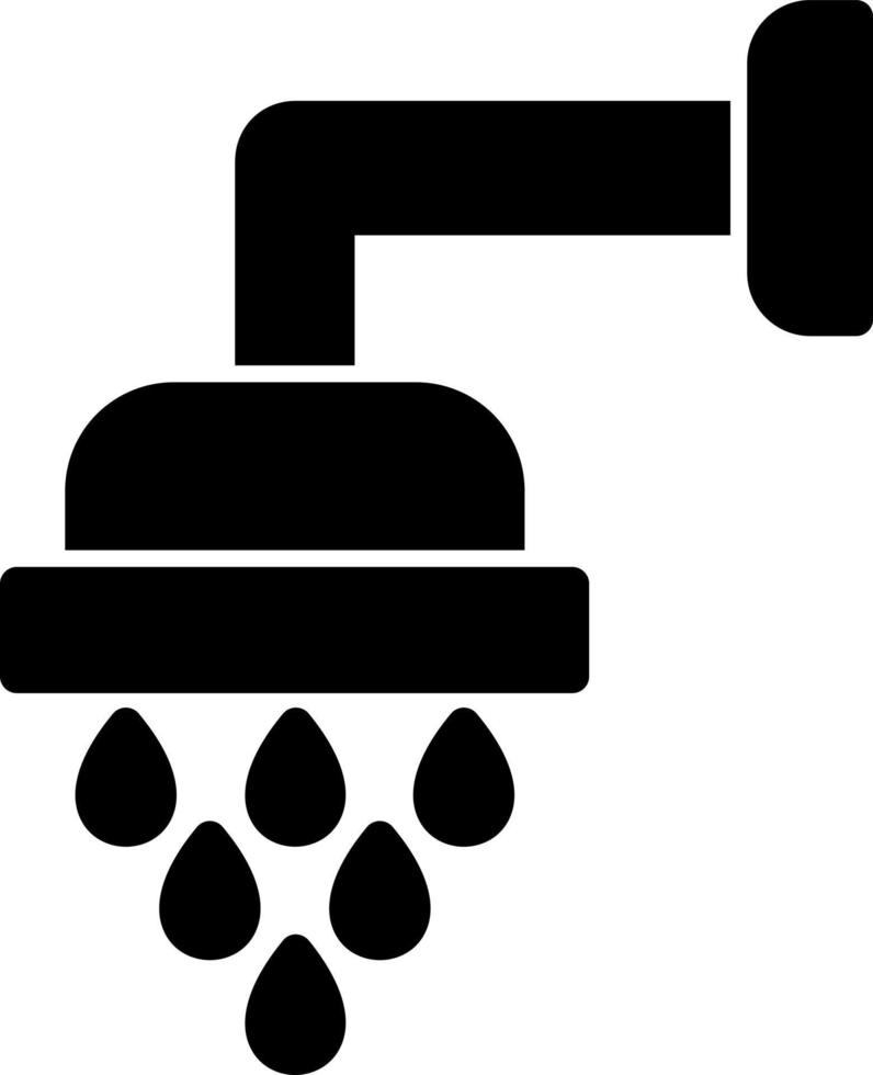 Shower Head Vector Icon Design
