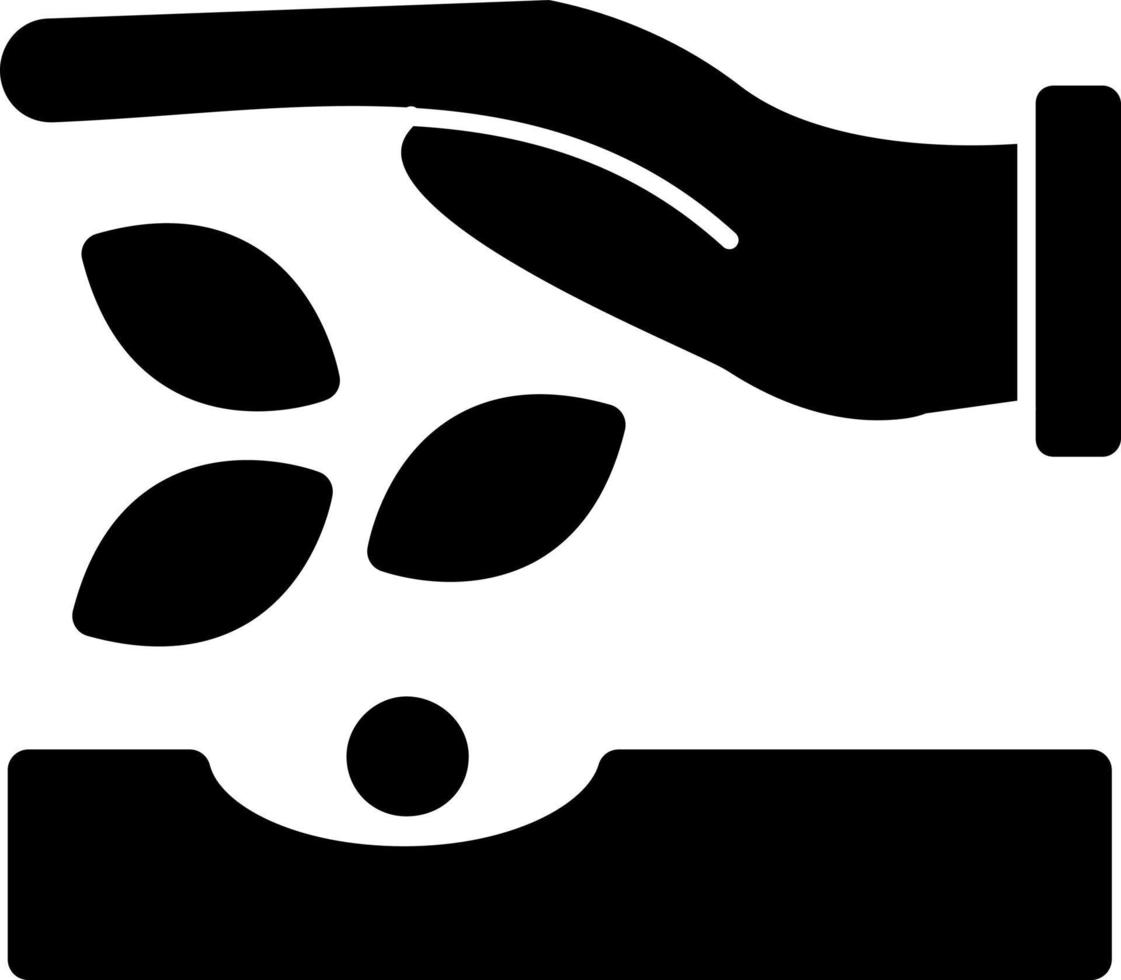 Seeding Vector Icon Design