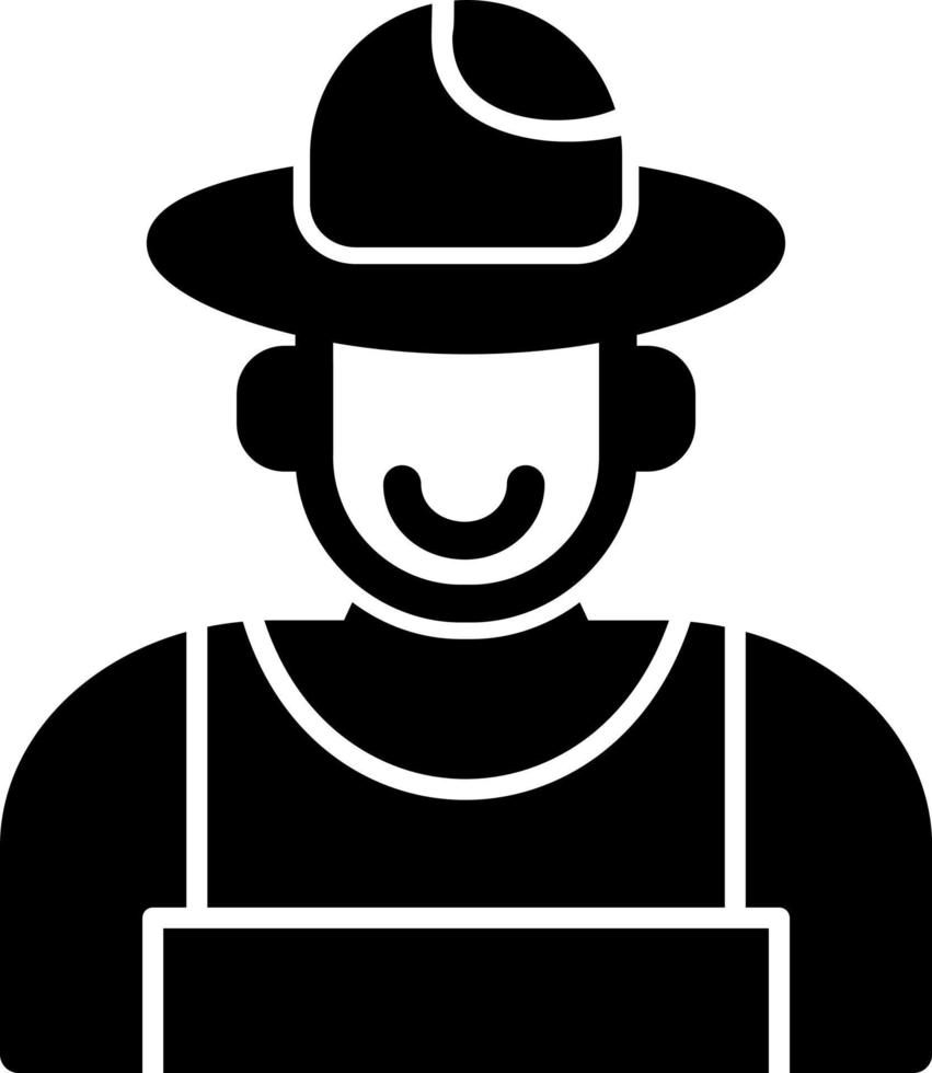 Farmer Vector Icon Design