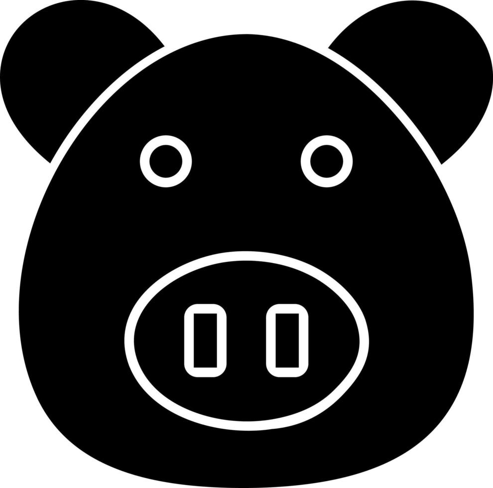 Pig Vector Icon Design