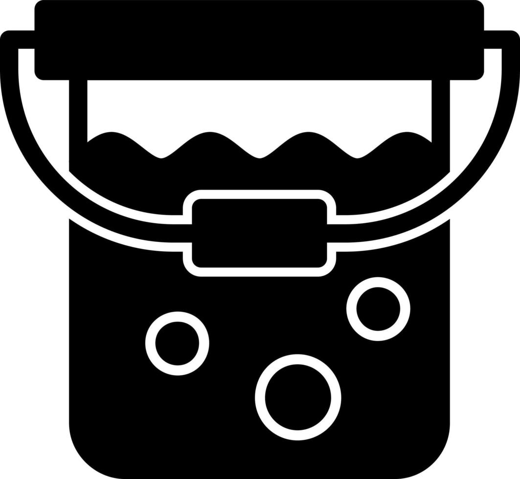 Bucket Vector Icon Design