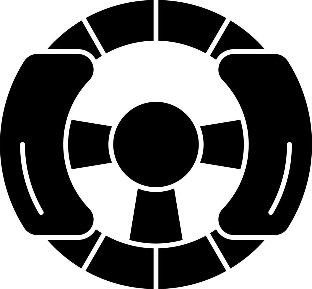 Steering Wheel Vector Icon Design