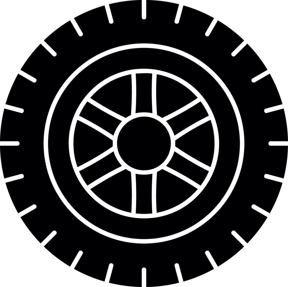 Tire Vector Icon Design