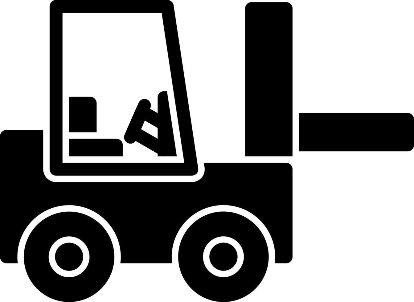 Forklift Vector Icon Design