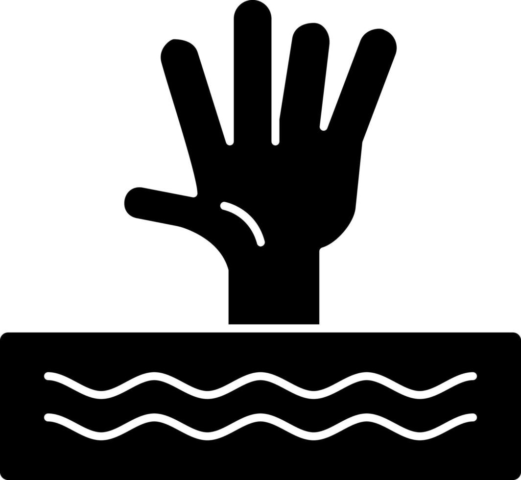 Drown Vector Icon Design
