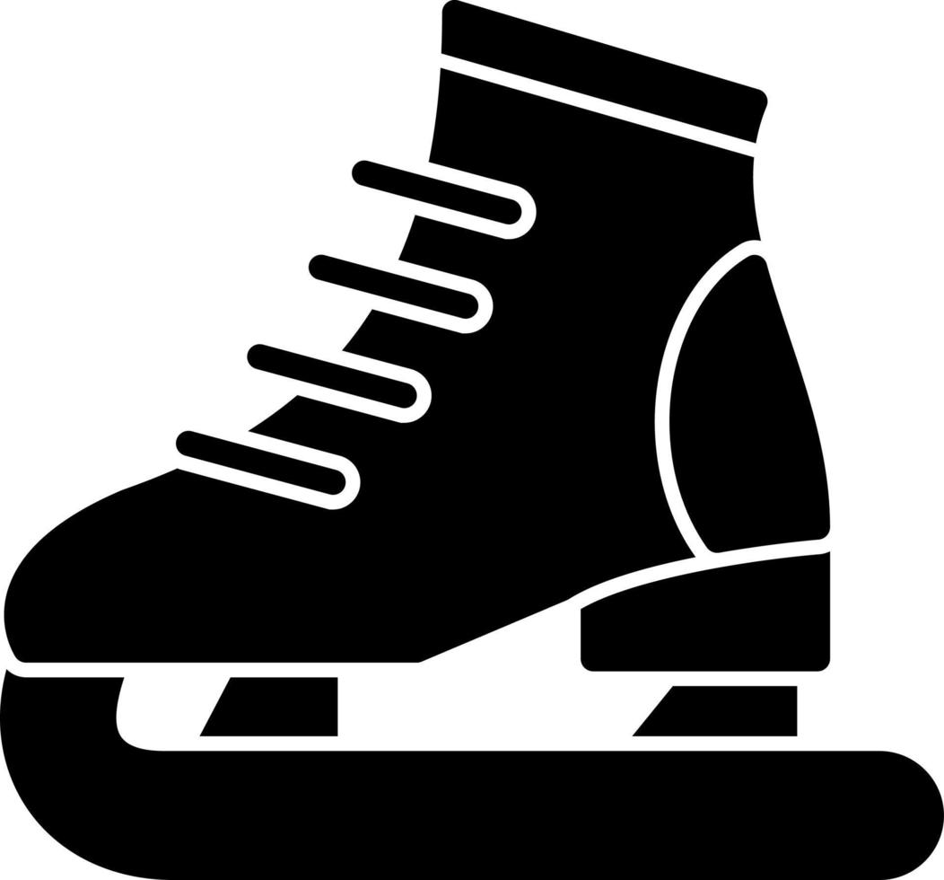 diseño de icono de vector de patinaje sobre hielo