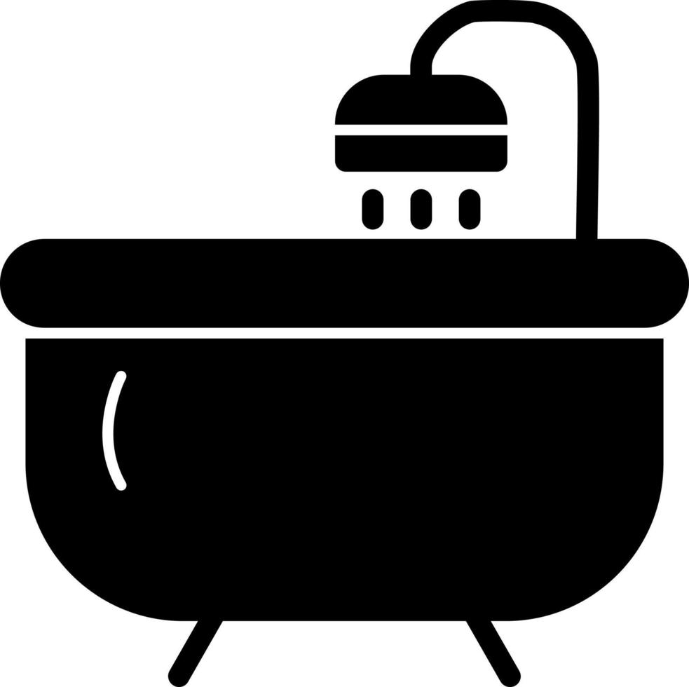 Bathtub Vector Icon Design