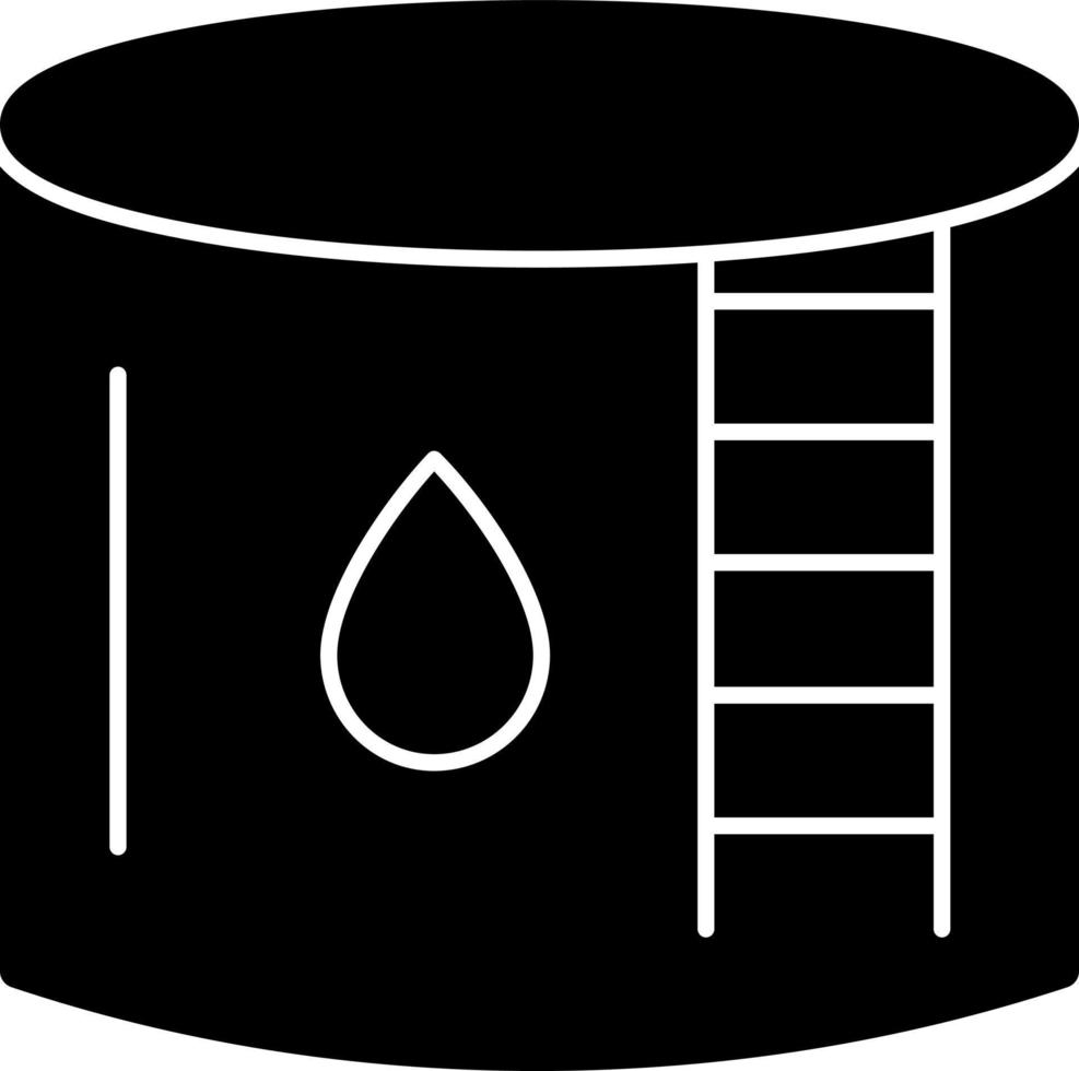 Water Tank Vector Icon Design