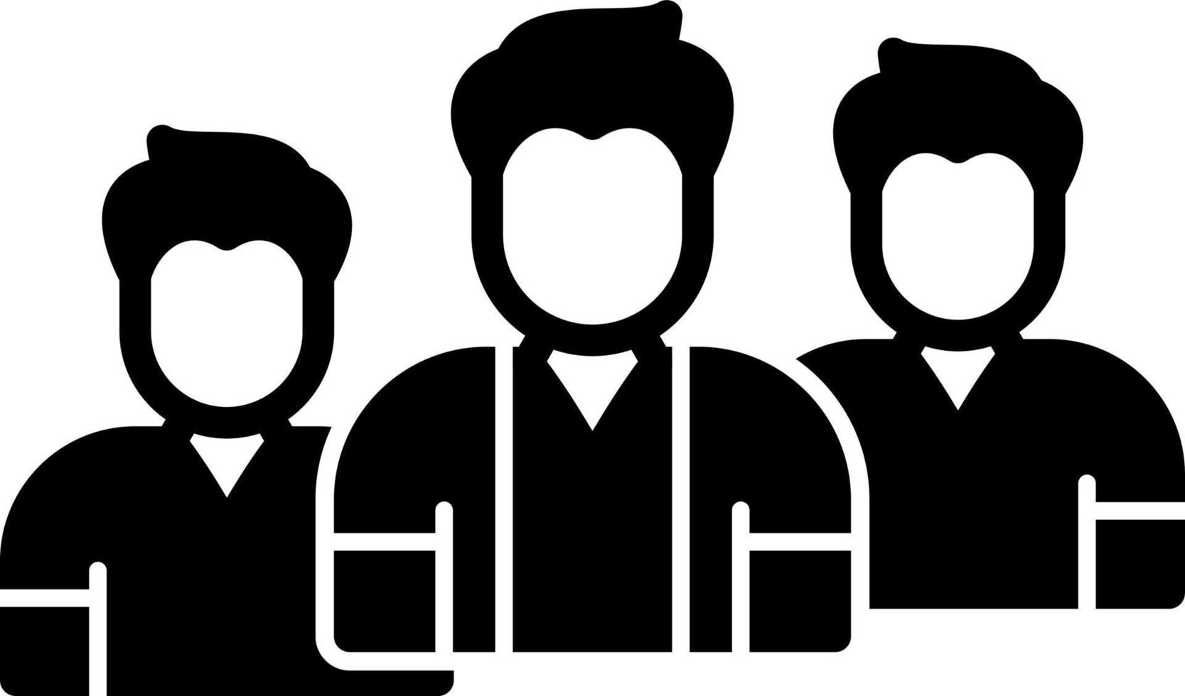 diseño de icono de vector de grupo