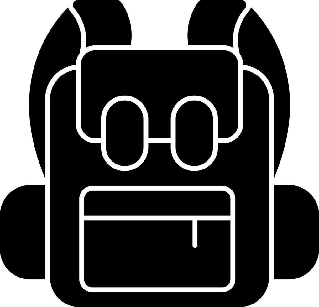 Backpack Vector Icon Design