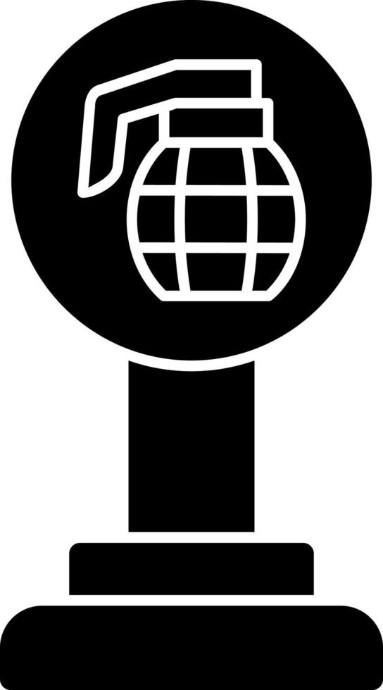 War Zone Vector Icon Design