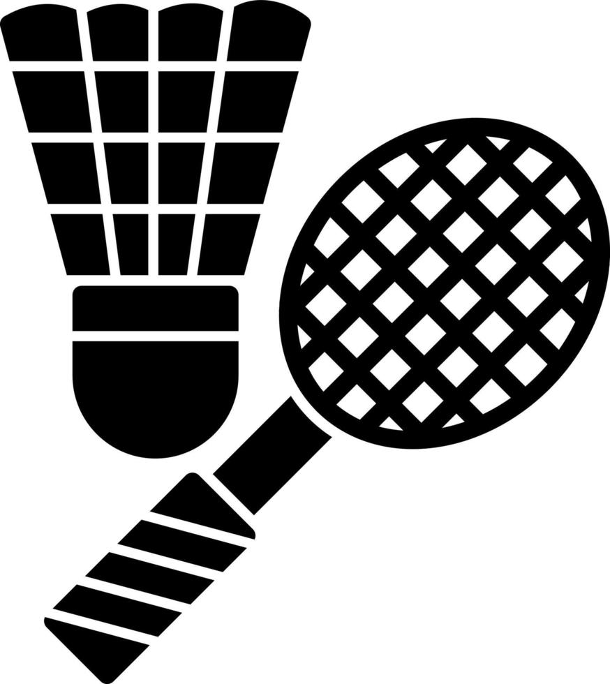 diseño de icono de vector de bádminton