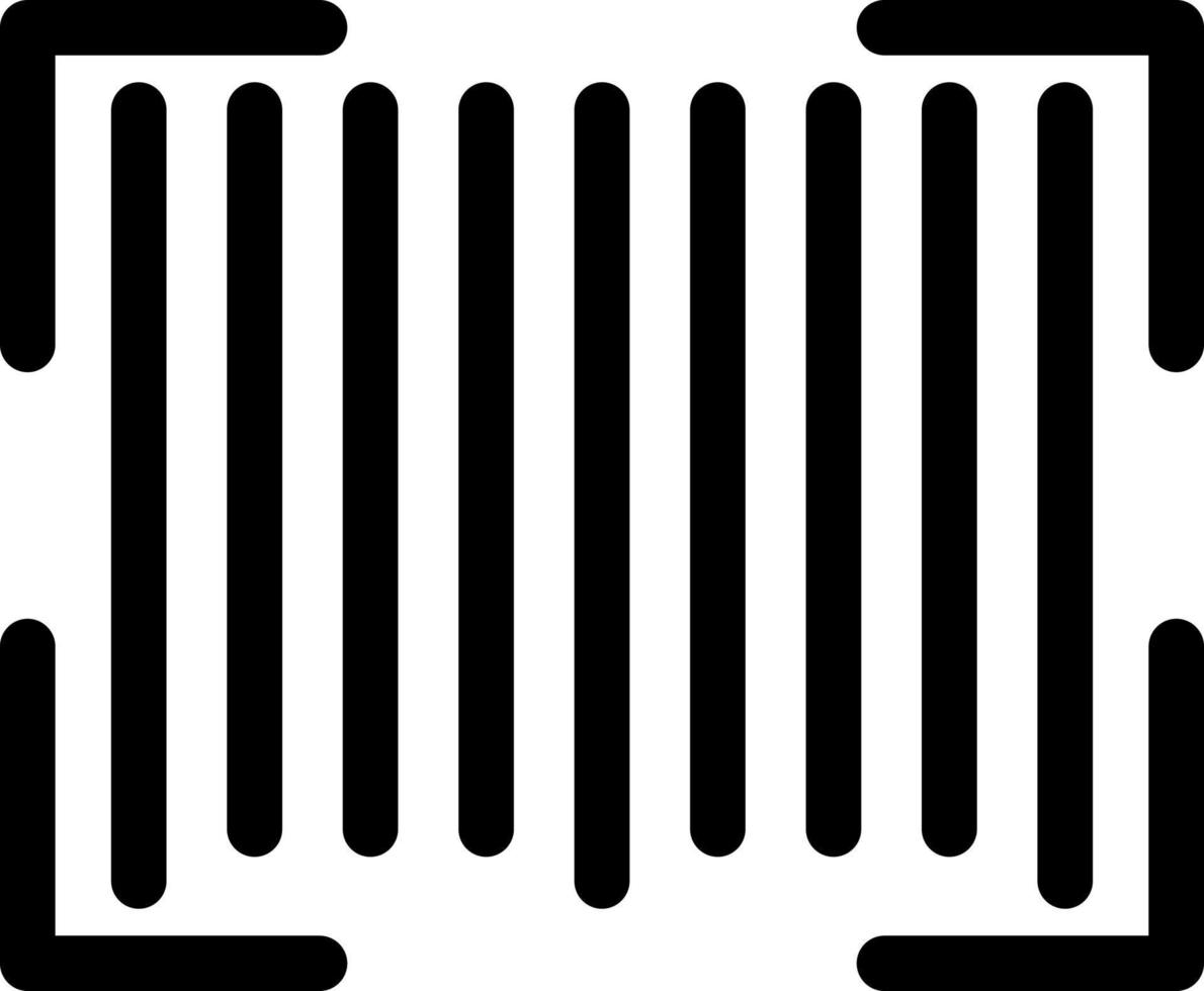 Bar Code Vector Icon Design