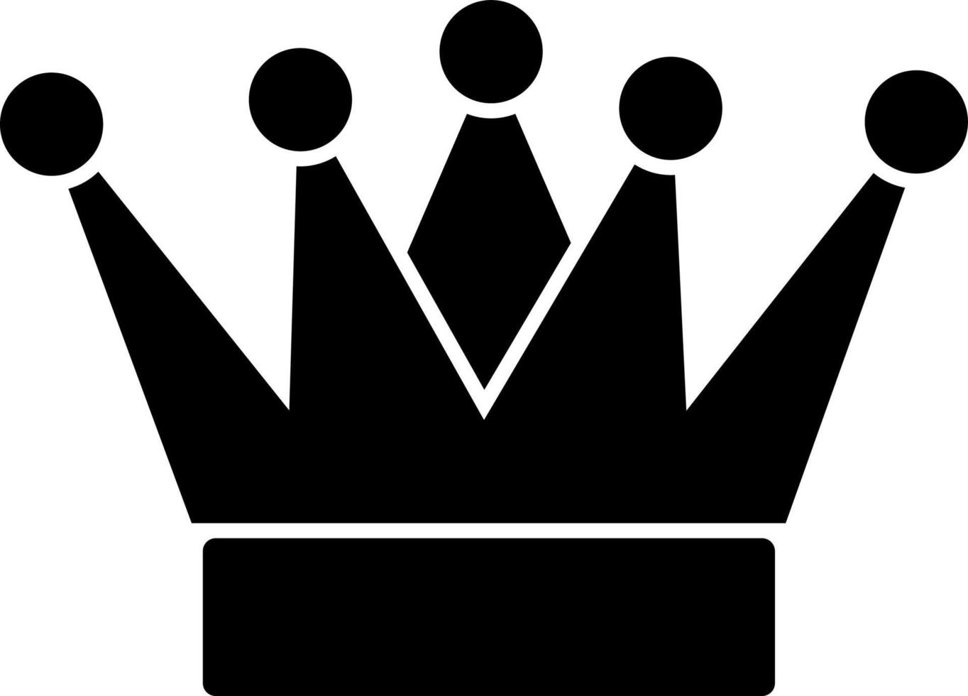 Crown Vector Icon Design