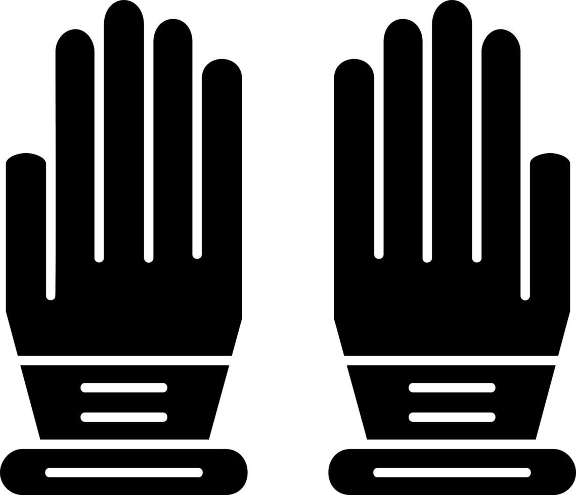 Gloves Vector Icon Design