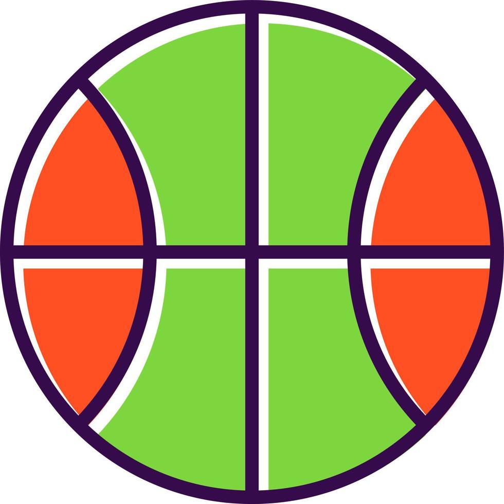 Basketball Vector Icon Design