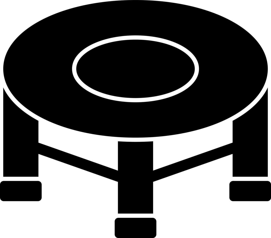 Trampoline Vector Icon Design