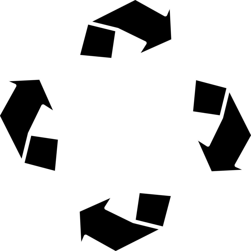 Recycling Vector Icon Design