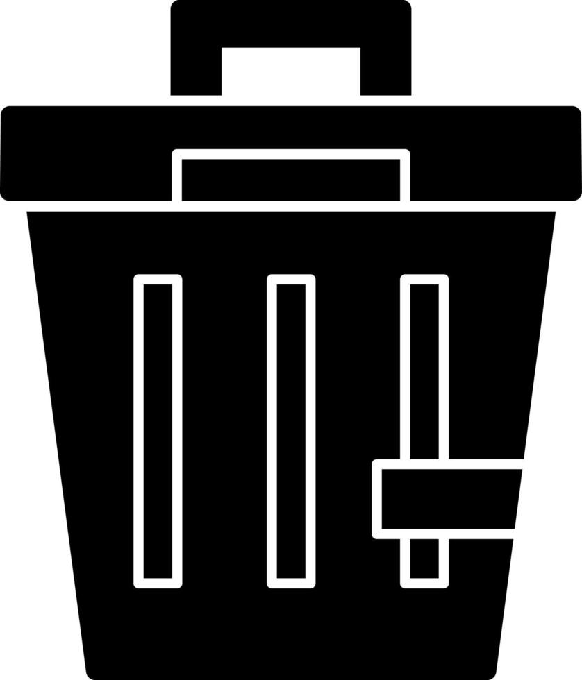 diseño de icono de vector de basura