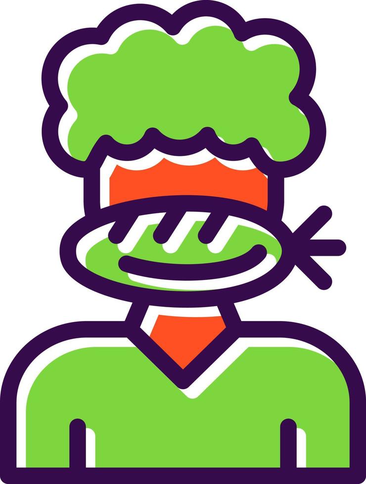 Eating Vector Icon Design