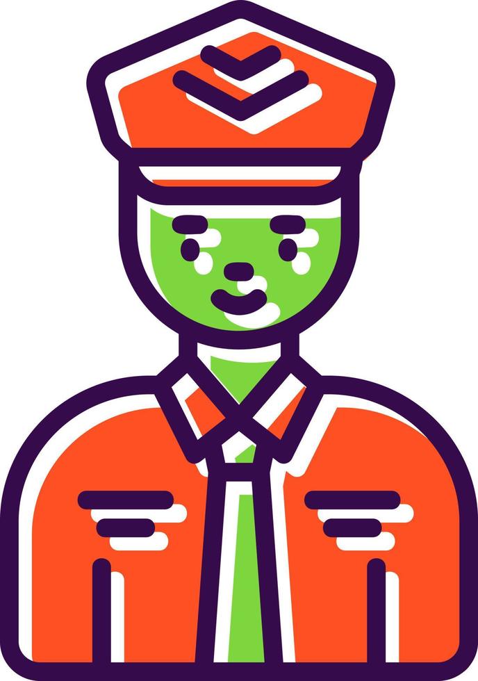Pilot Vector Icon Design