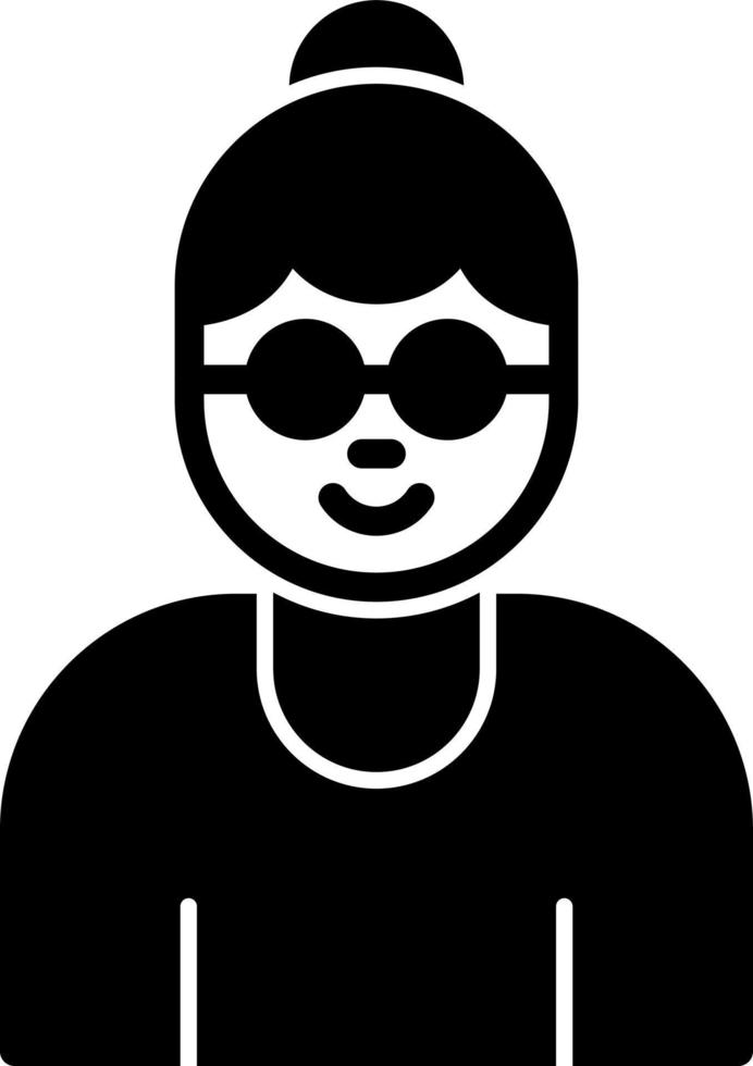 Grandmother Vector Icon Design