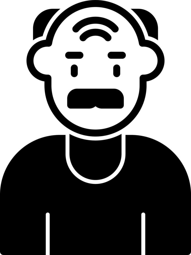 Elderly Vector Icon Design
