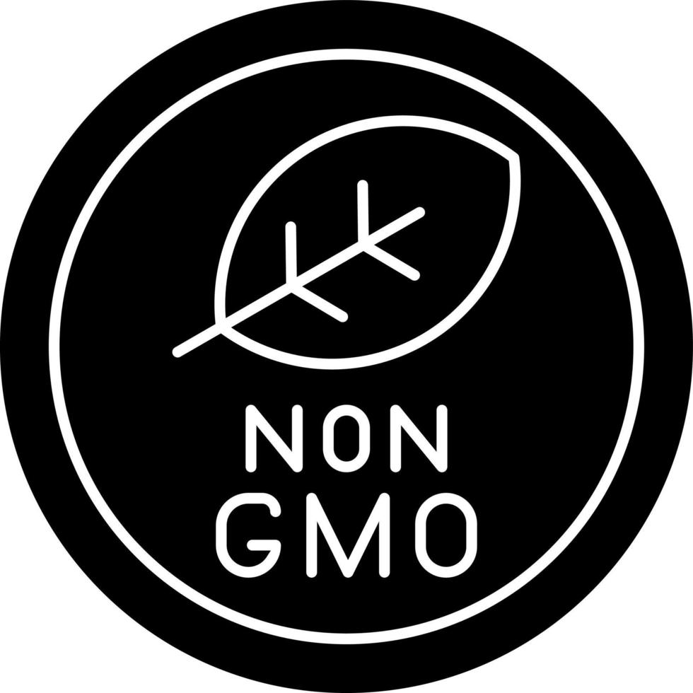 diseño de icono de vector no gmo