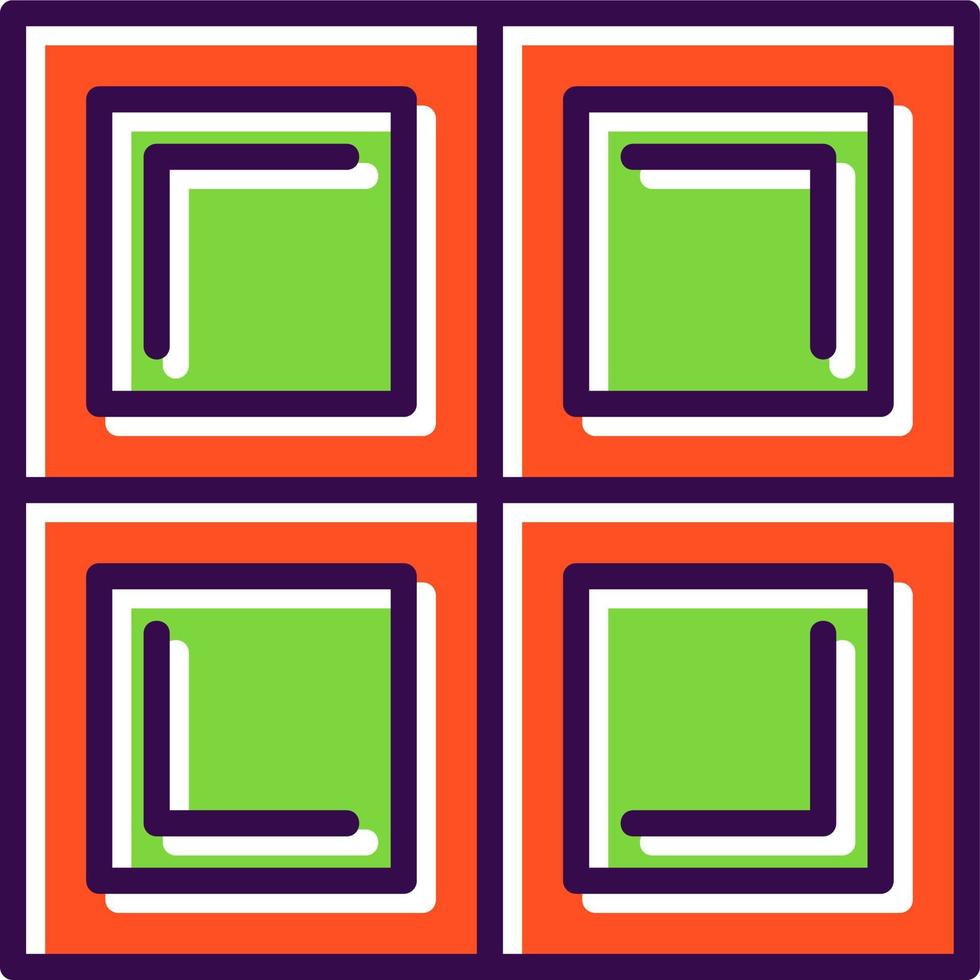 Blocks Vector Icon Design