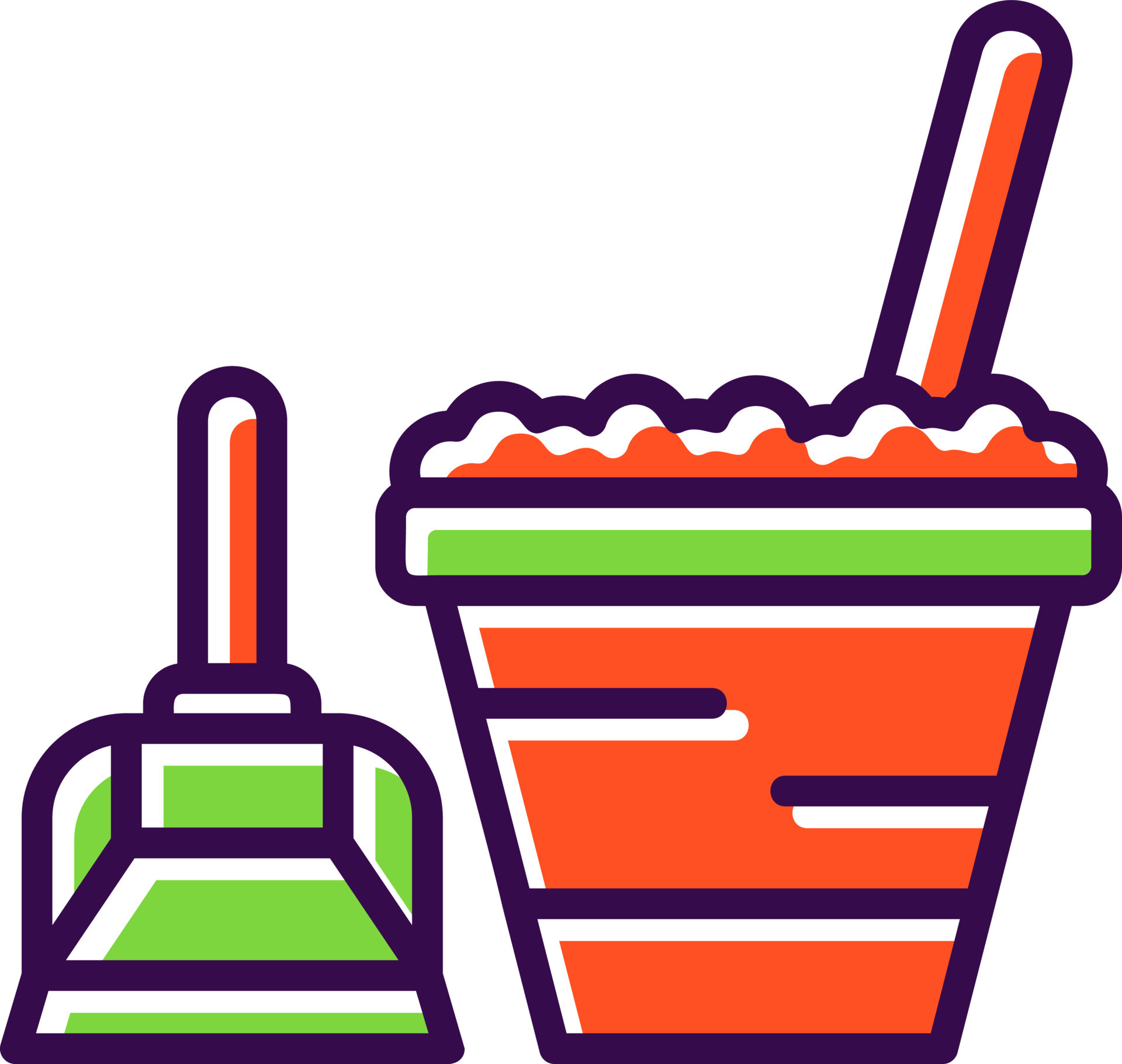 Cleaning Tools Vector Icon Design 16874981 Vector Art at Vecteezy