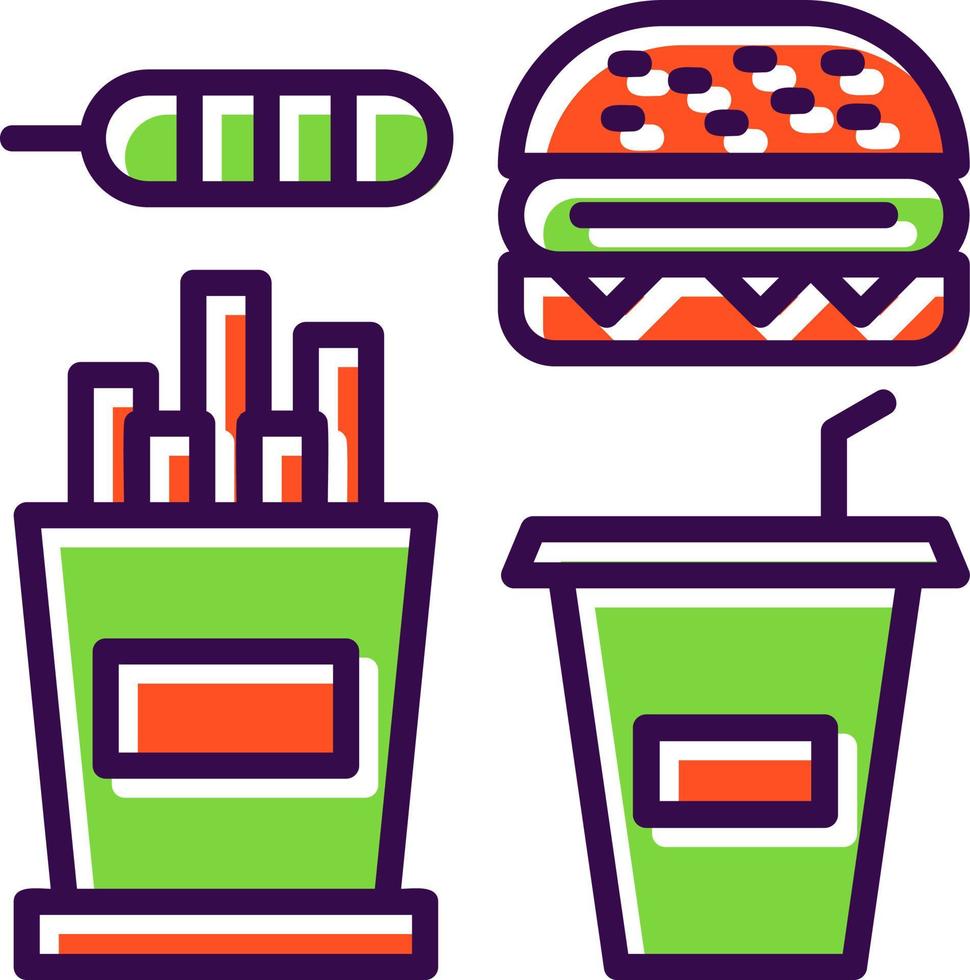 Fastfood Vector Icon Design