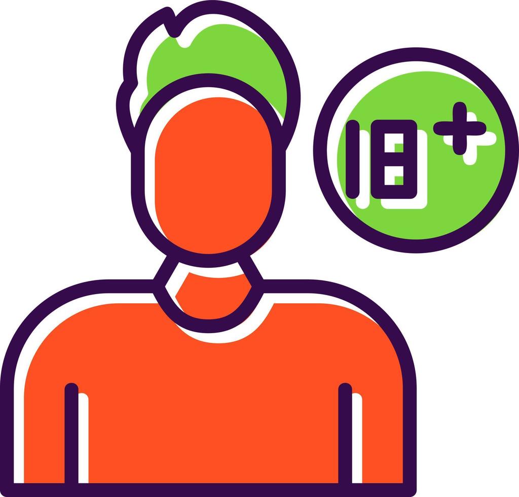 Age Limit Vector Icon Design