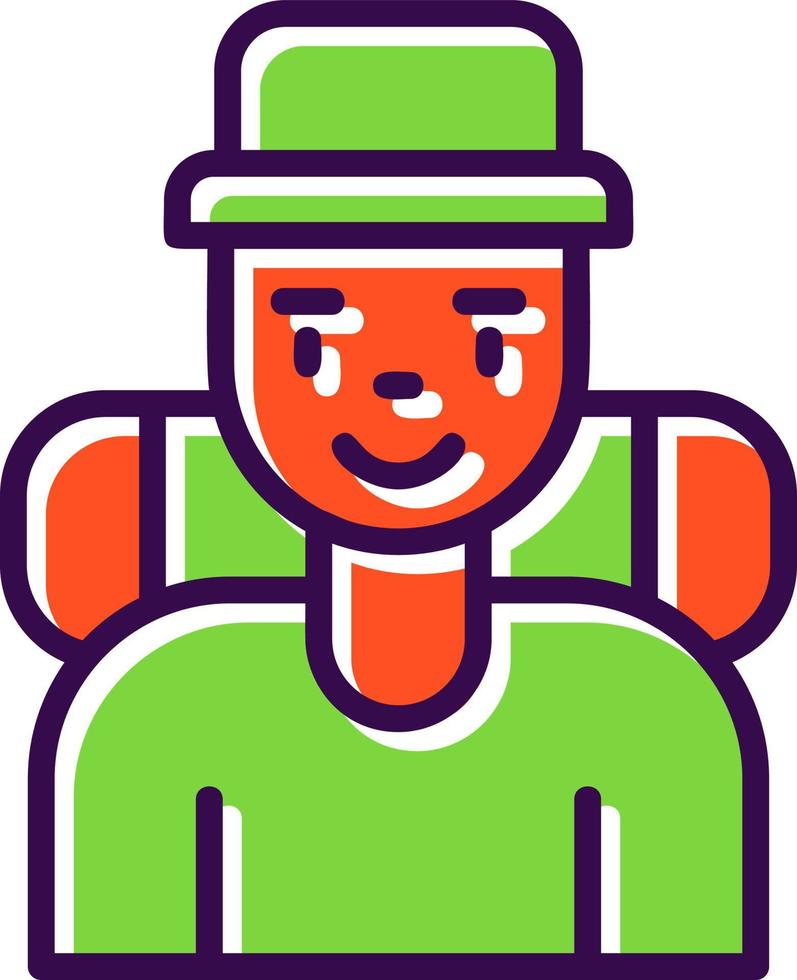 Travel Agent Woman Vector Icon Design