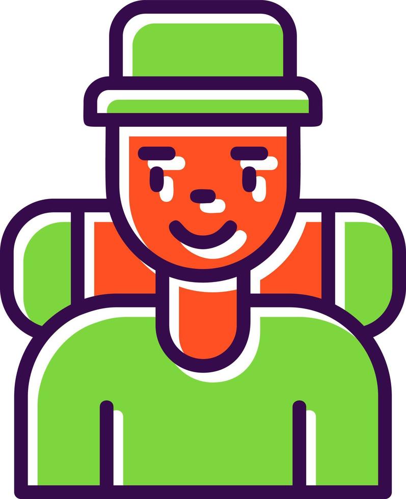 Traveler Vector Icon Design