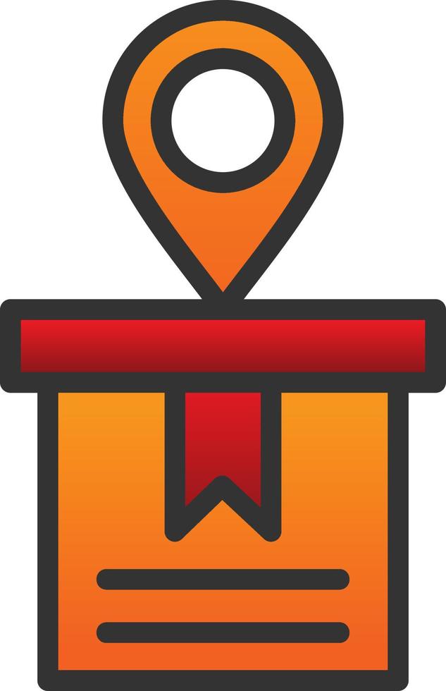 Delivery Location Vector Icon Design