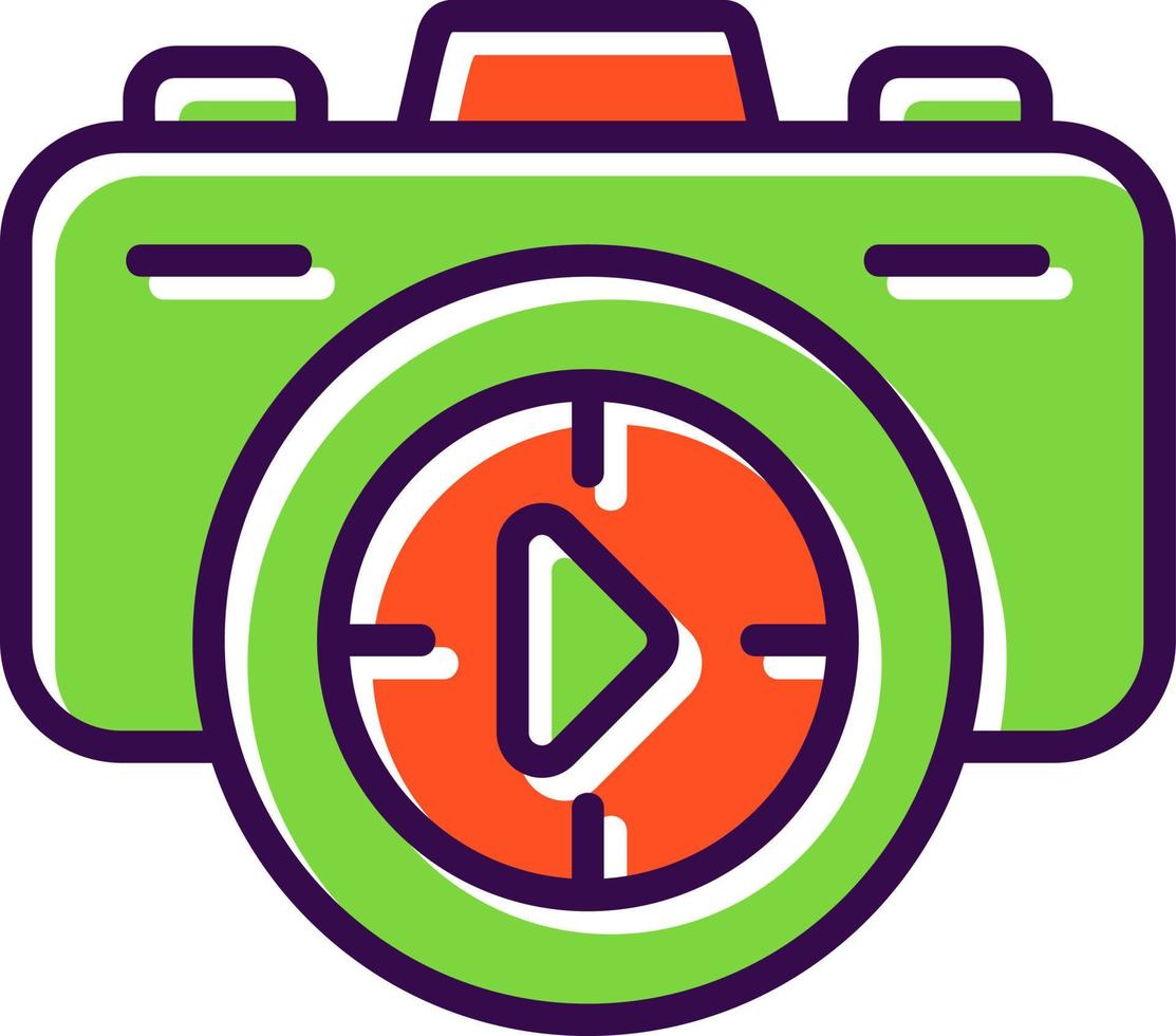 Camera Shots Vector Icon Design