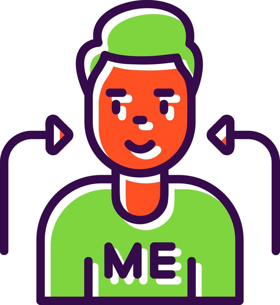 Myself Vector Icon Design