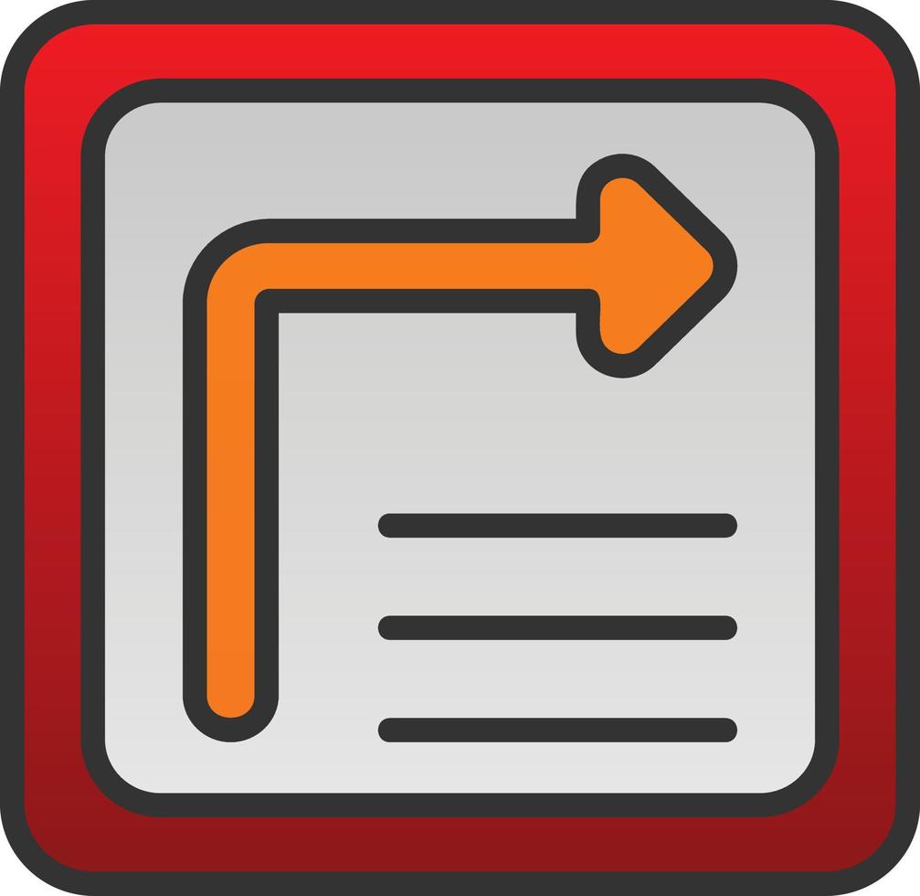 Directional Sign Vector Icon Design