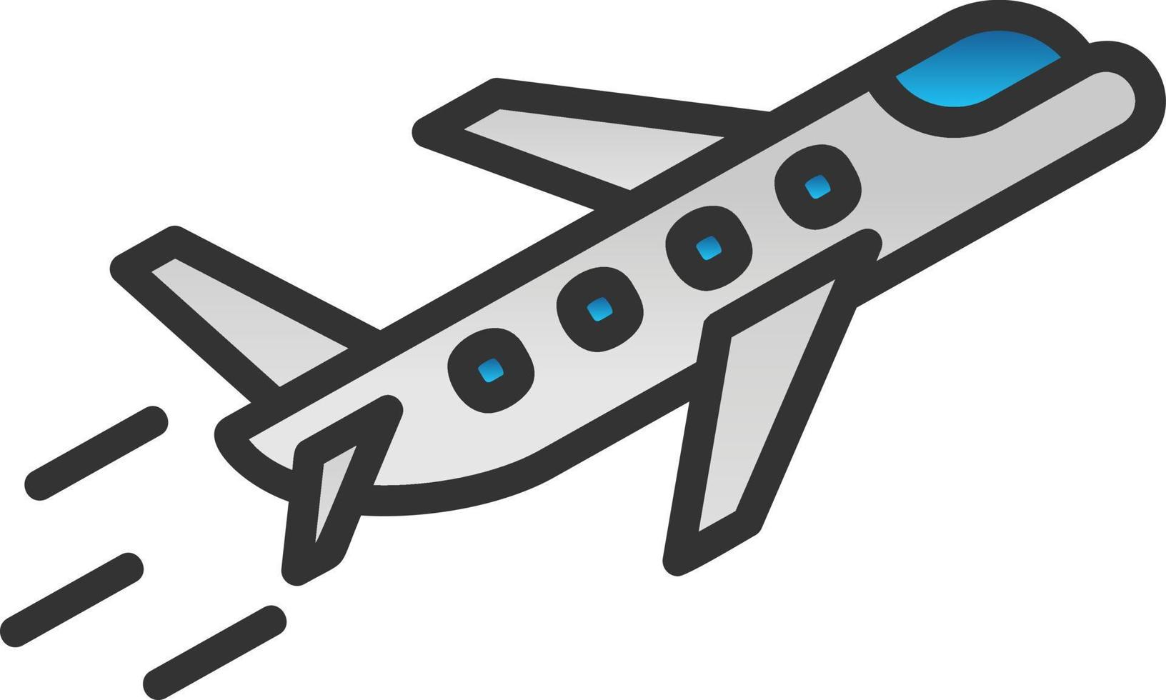 Airplane Vector Icon Design